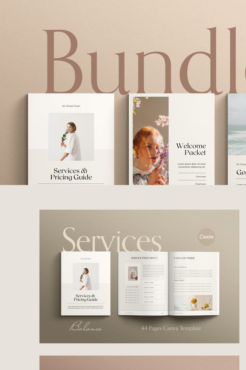 Client Service Experience Templates pinterest preview image.