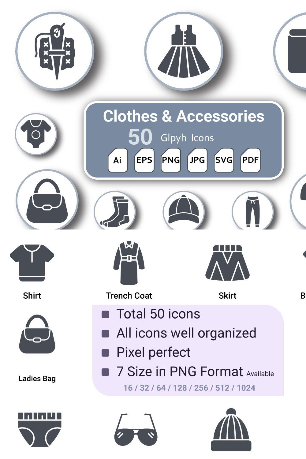 Clothes and Accessories pinterest preview image.
