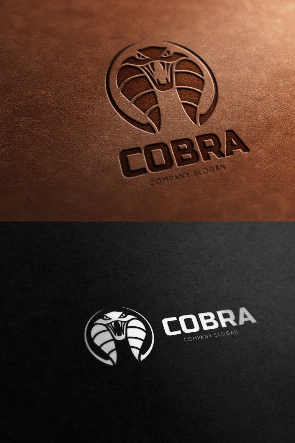 Cobra Snake Logo pinterest preview image.