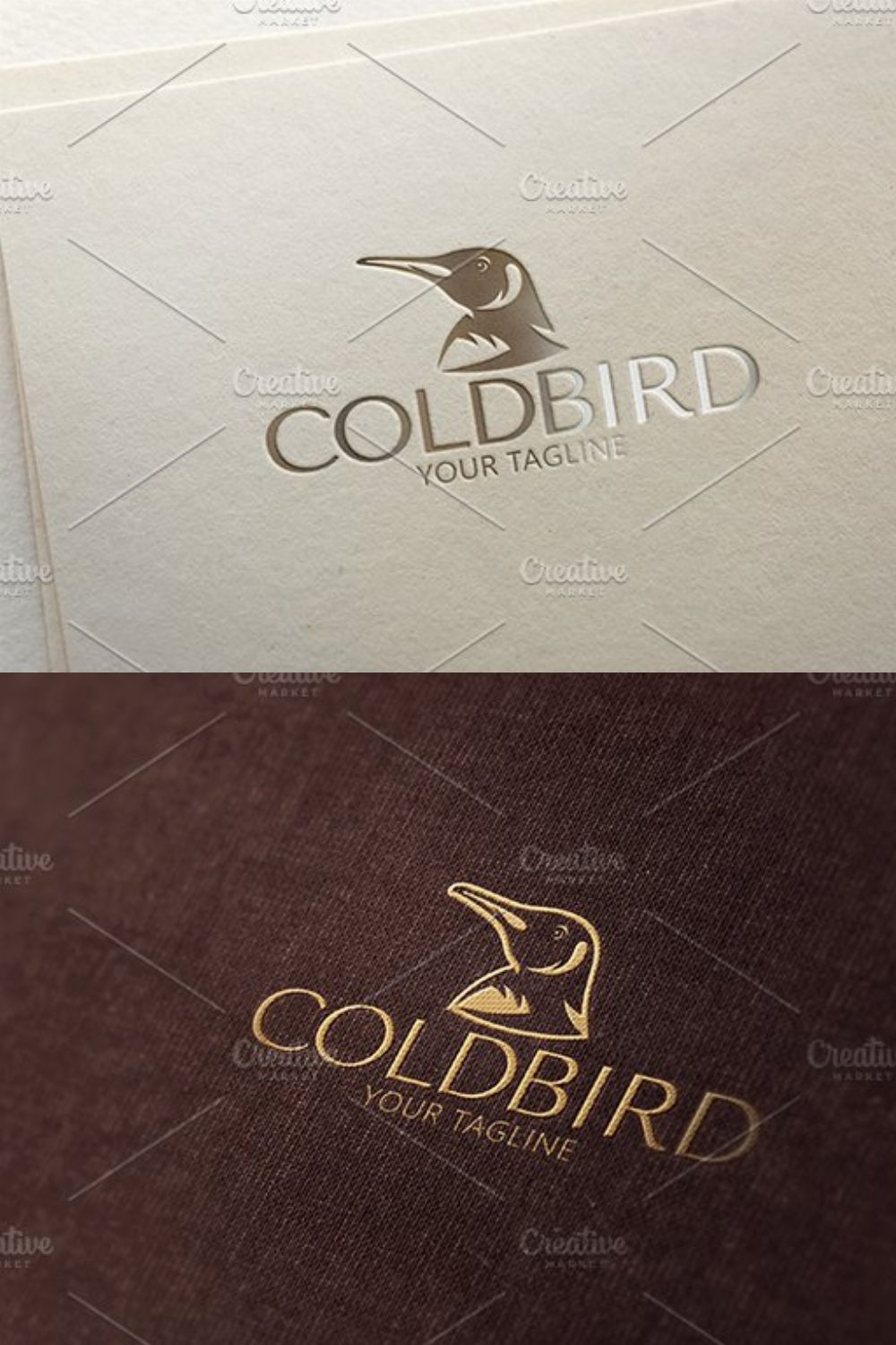 Cold Bird - Penguin Logo pinterest preview image.