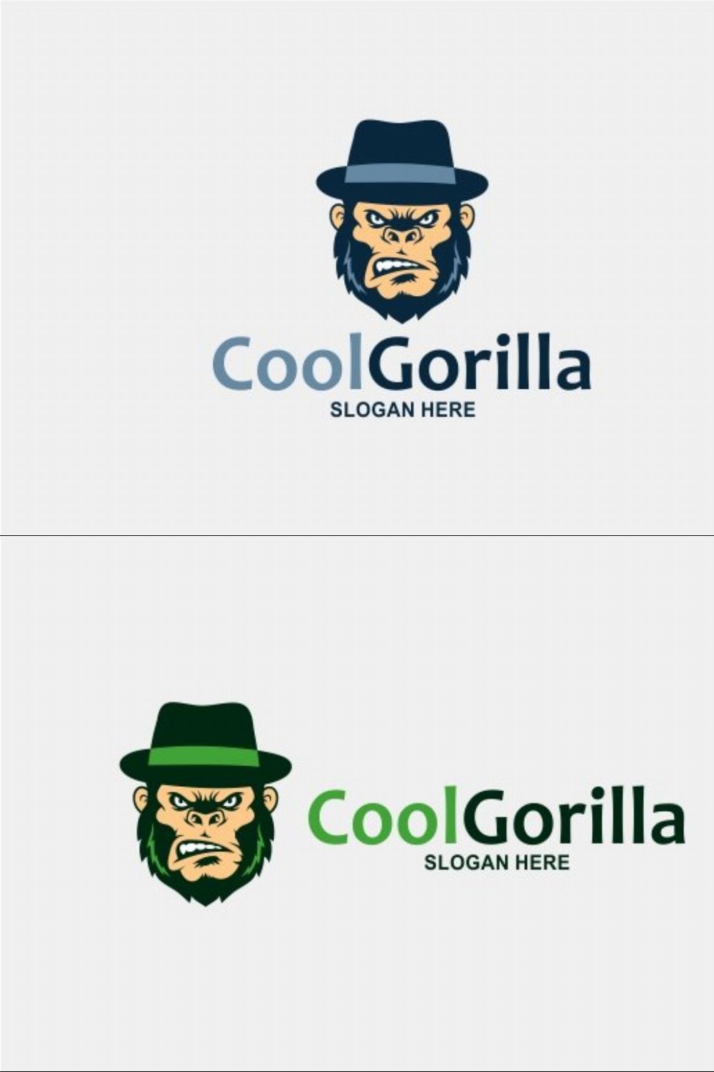 Cool Gorilla Logo pinterest preview image.