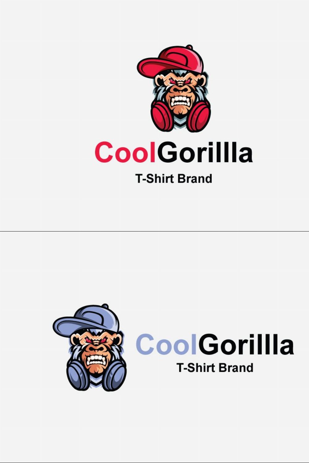 Cool Gorilla Logo pinterest preview image.