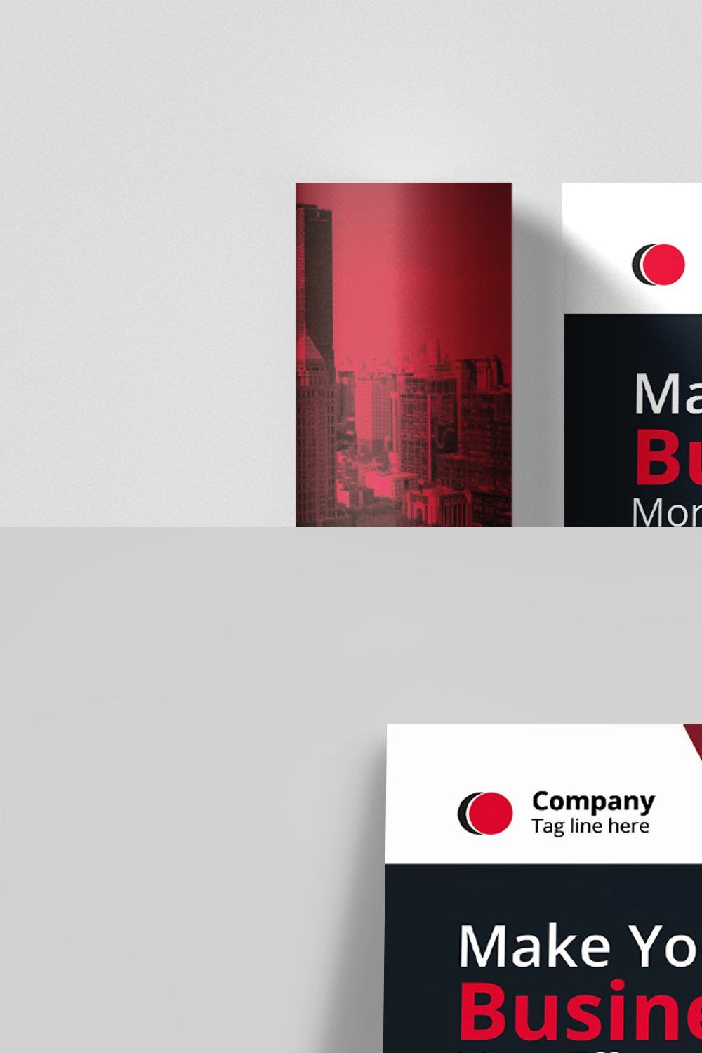 Corporate Business Flyer Template pinterest preview image.