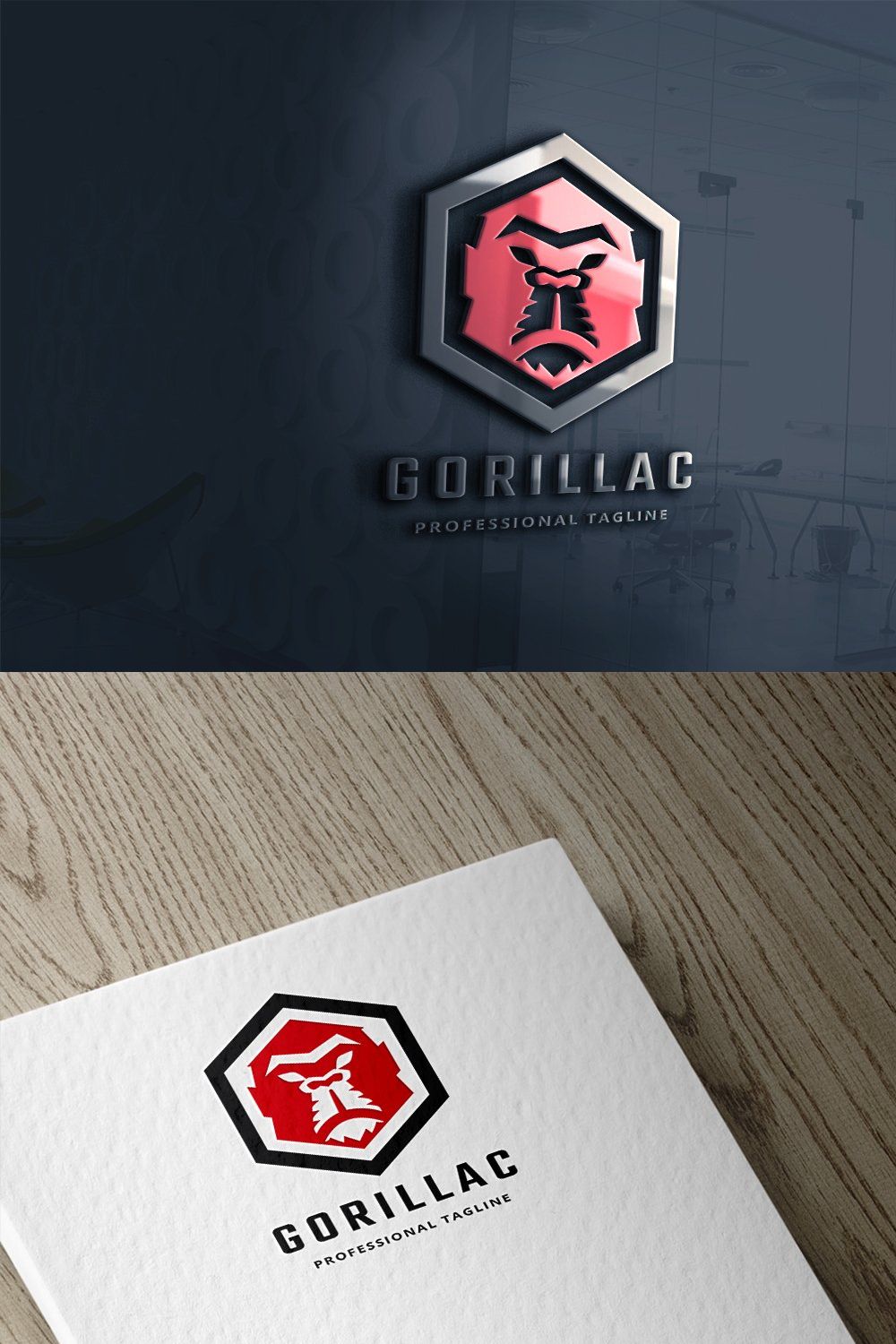 Cube Gorilla Logo pinterest preview image.