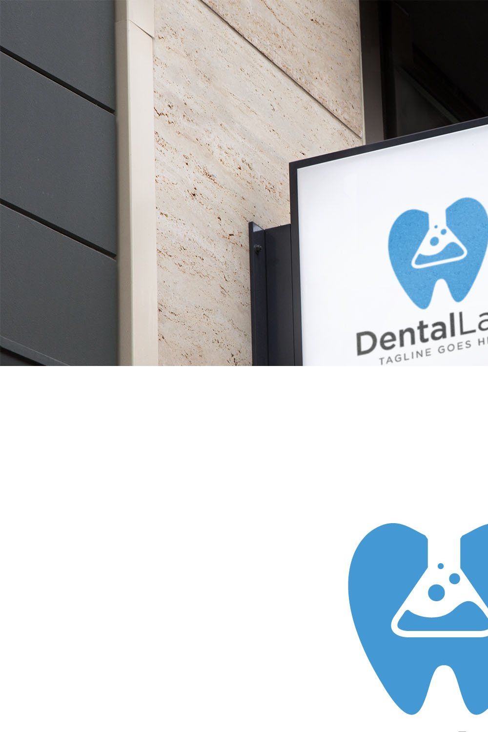 Dental Labs Logo pinterest preview image.