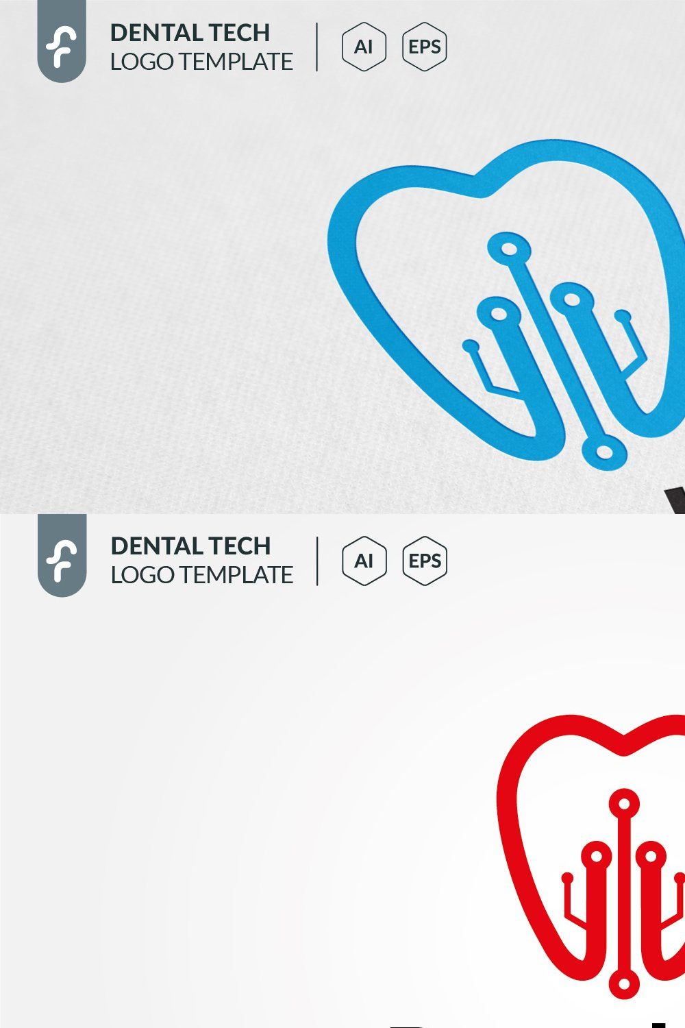 Dental Tech Logo pinterest preview image.