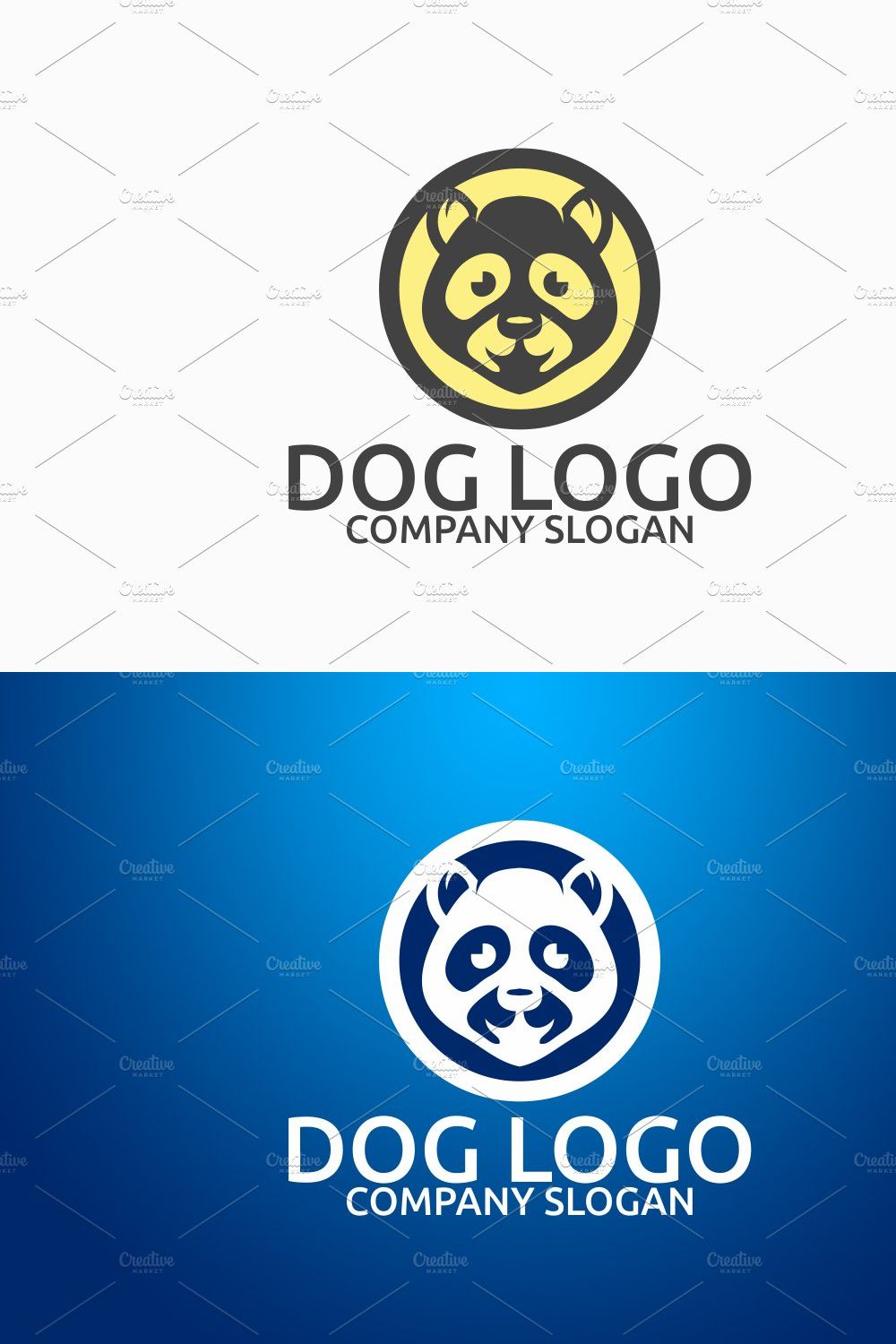 Dog Logo pinterest preview image.