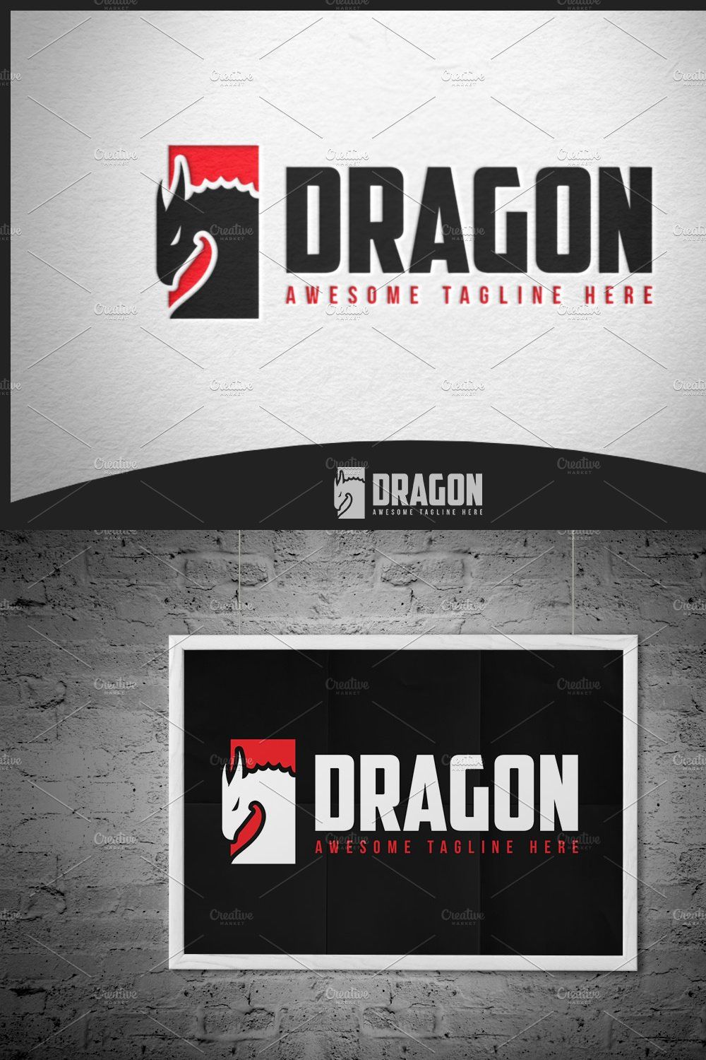 Dragon Logo 1 pinterest preview image.