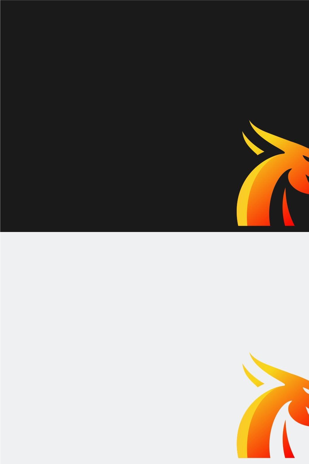 Dragon Logo pinterest preview image.