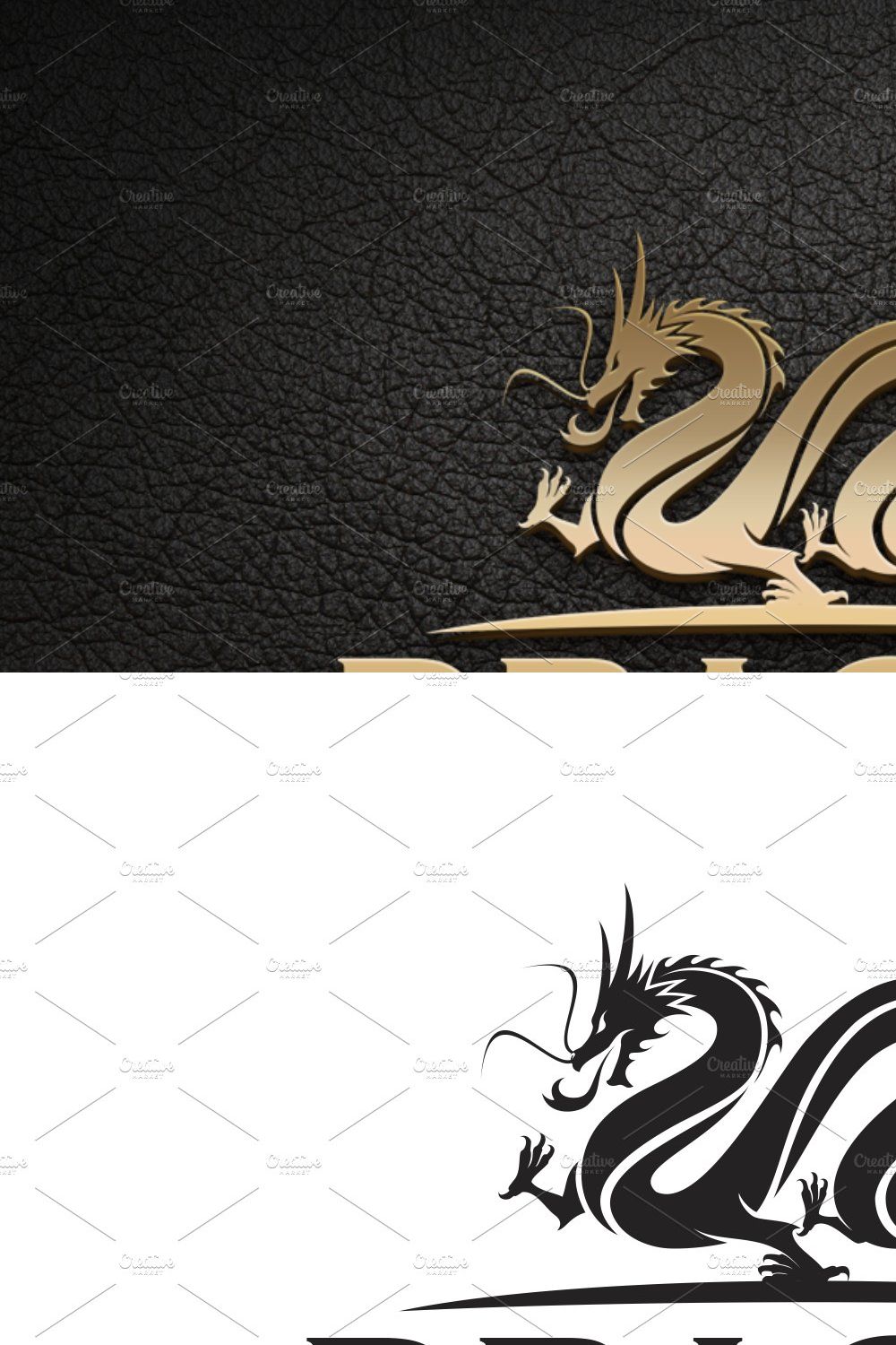 Dragon Logo pinterest preview image.