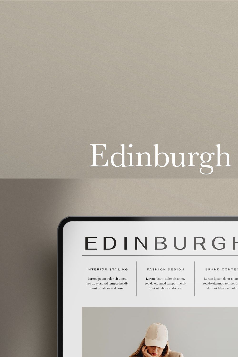 Edinburgh Magazine pinterest preview image.