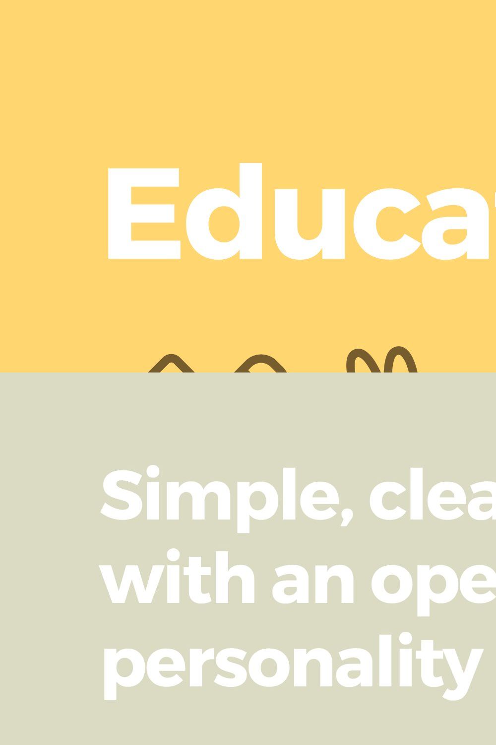 Education Icons — Pixi Line pinterest preview image.