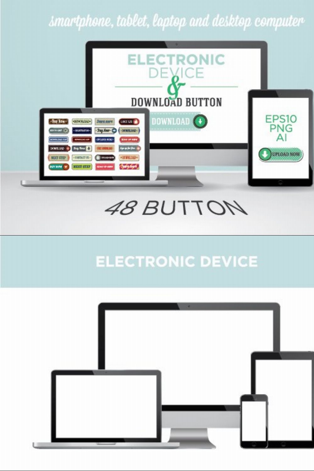 Electronic Device, Download button pinterest preview image.