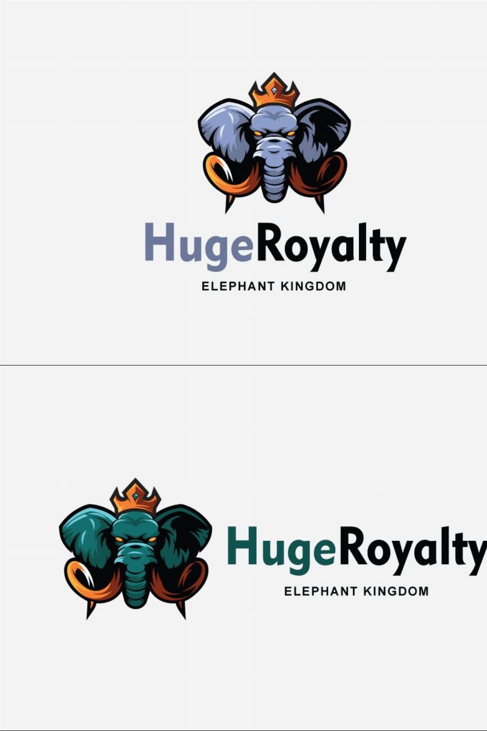 Elephant Logo pinterest preview image.