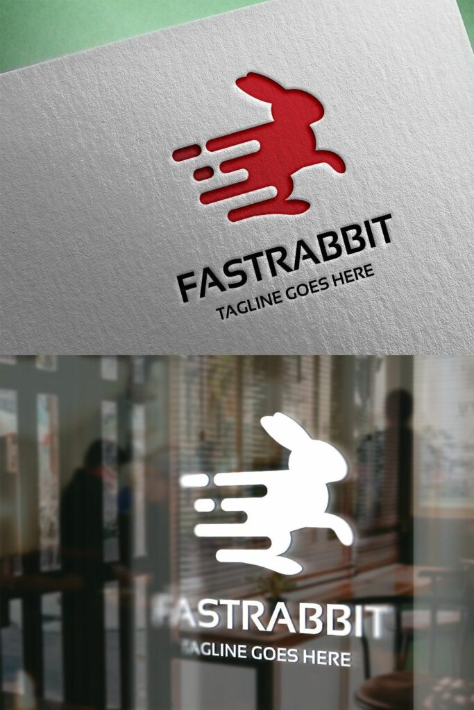 Fast Rabbit Logo – MasterBundles