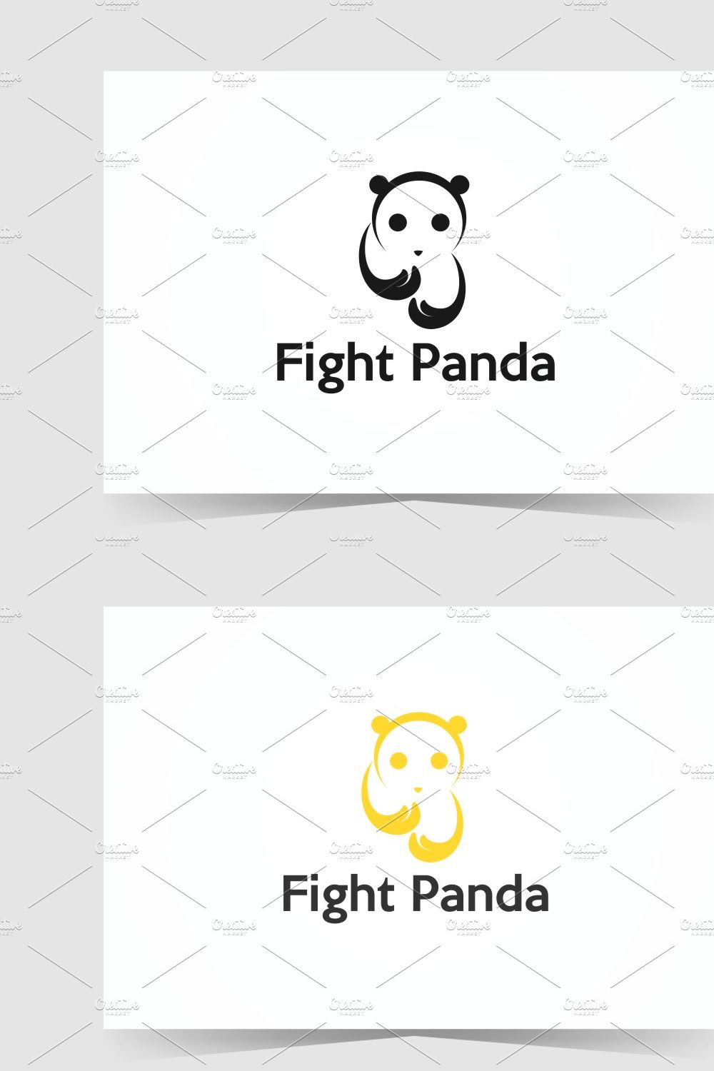 Fight Panda - Logo pinterest preview image.