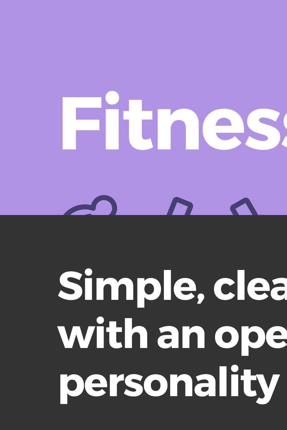 Fitness Icons — Pixi Line pinterest preview image.