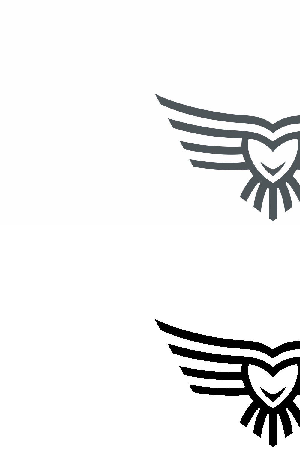 Fly Owl Logo pinterest preview image.