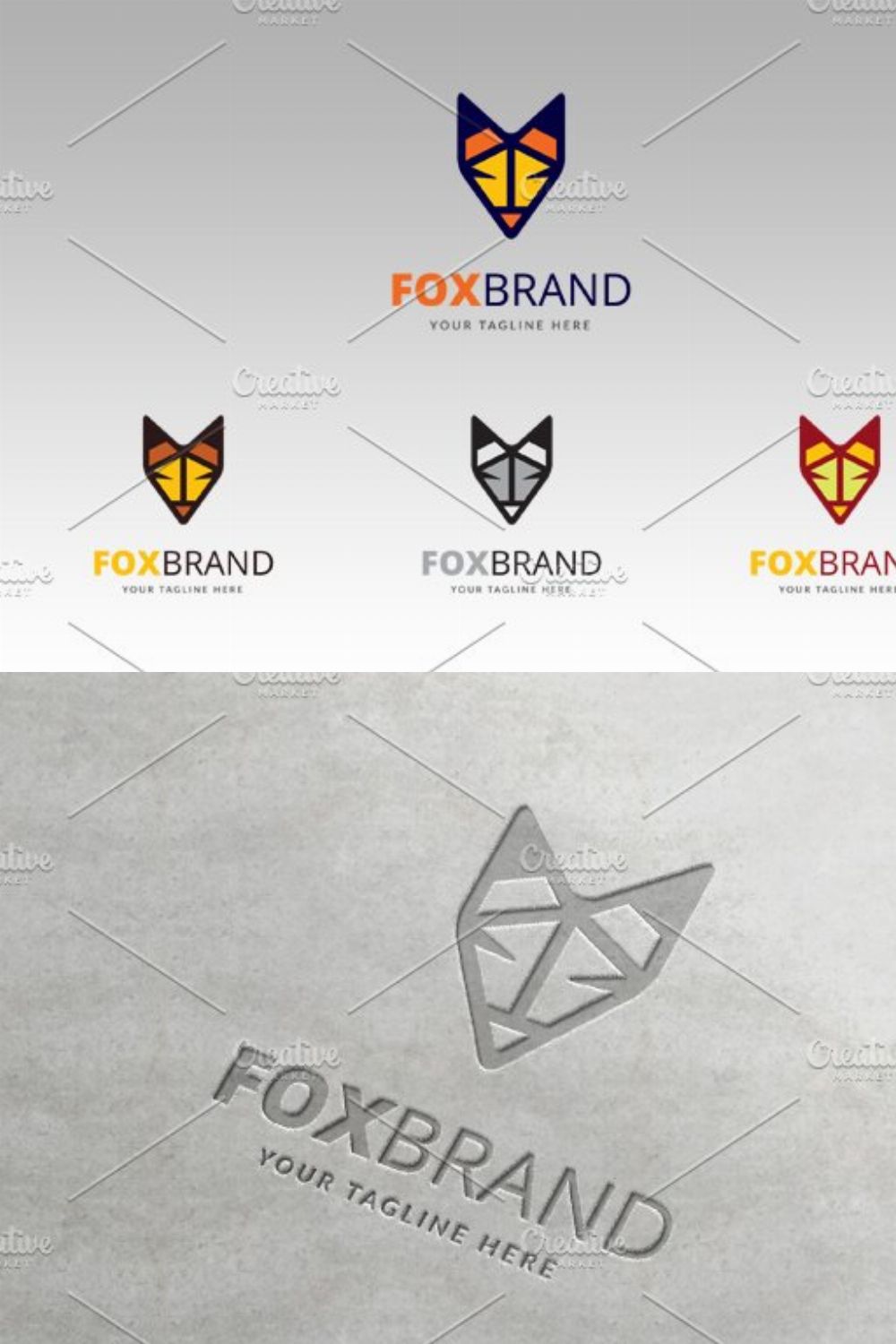 Fox Brand Logo pinterest preview image.