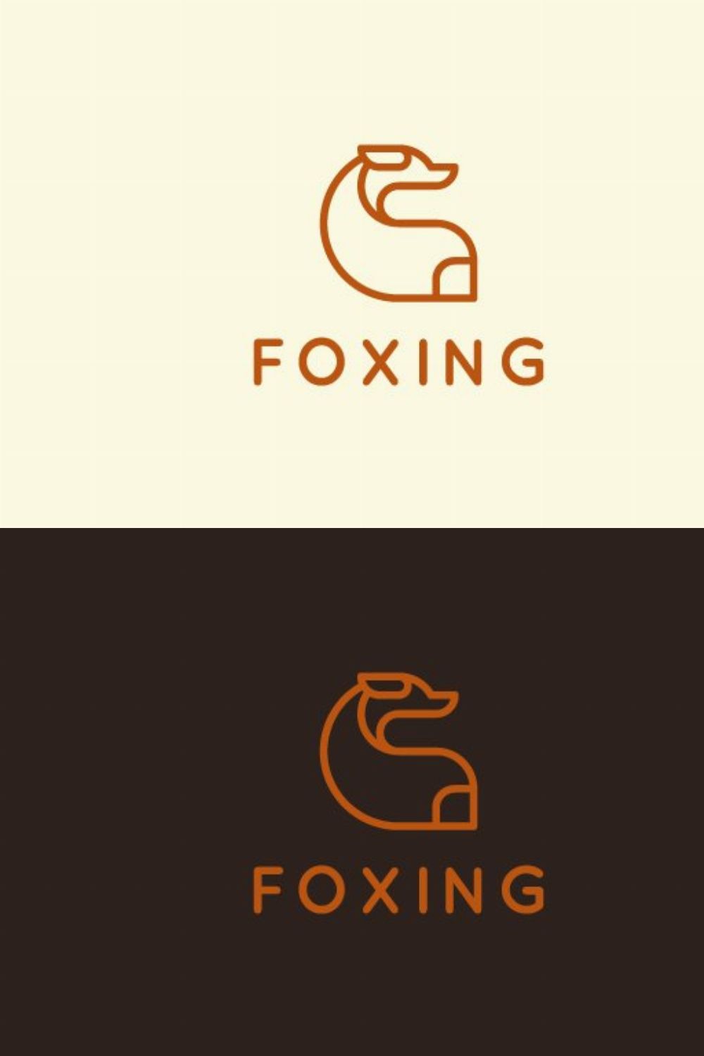 Fox Logo pinterest preview image.