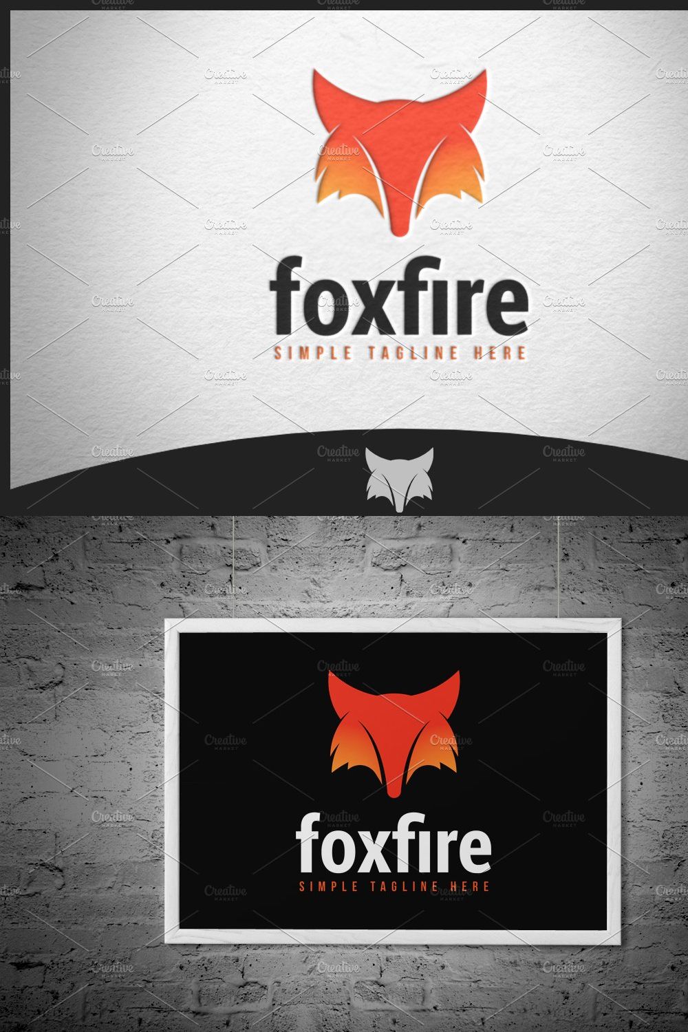 Foxfire Logo pinterest preview image.