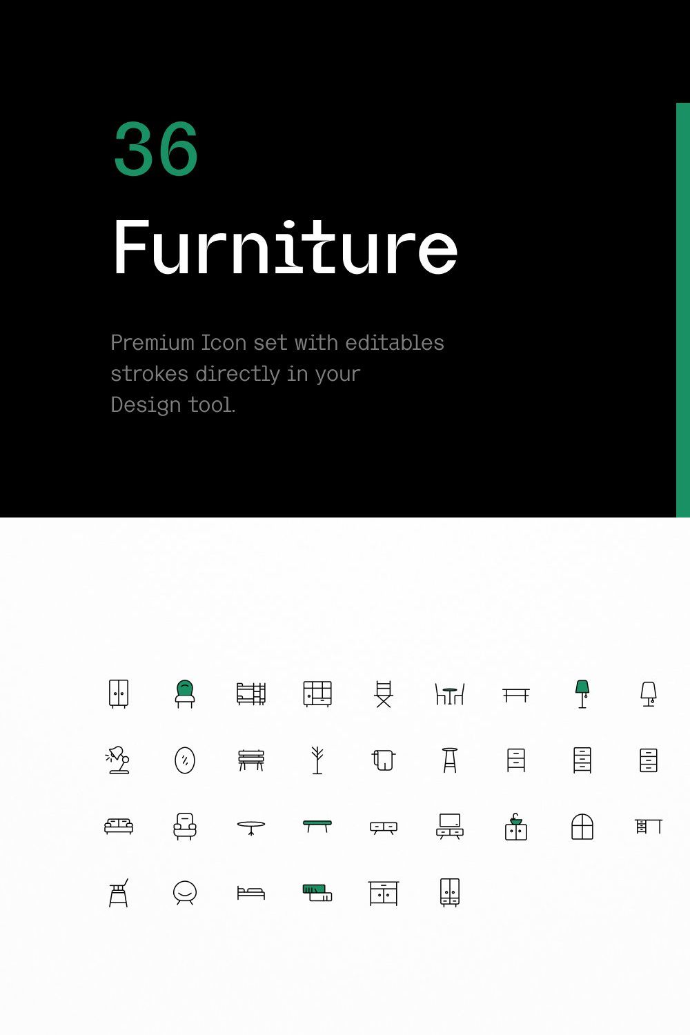 Furniture - Iconuioo pinterest preview image.