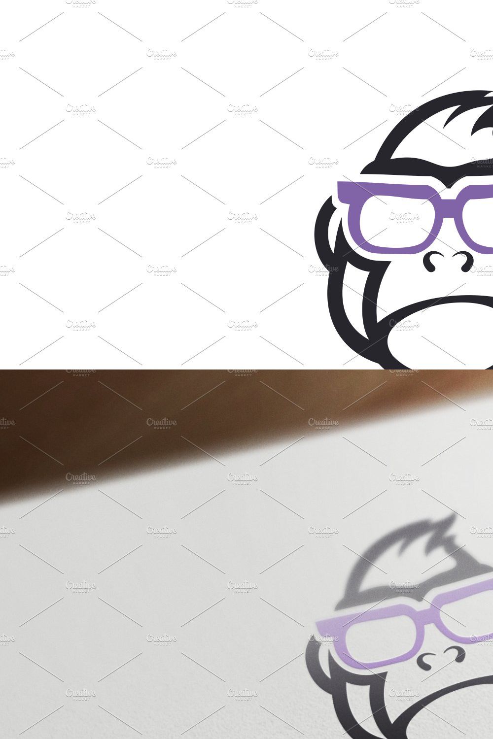 Geek Gorilla Logo pinterest preview image.