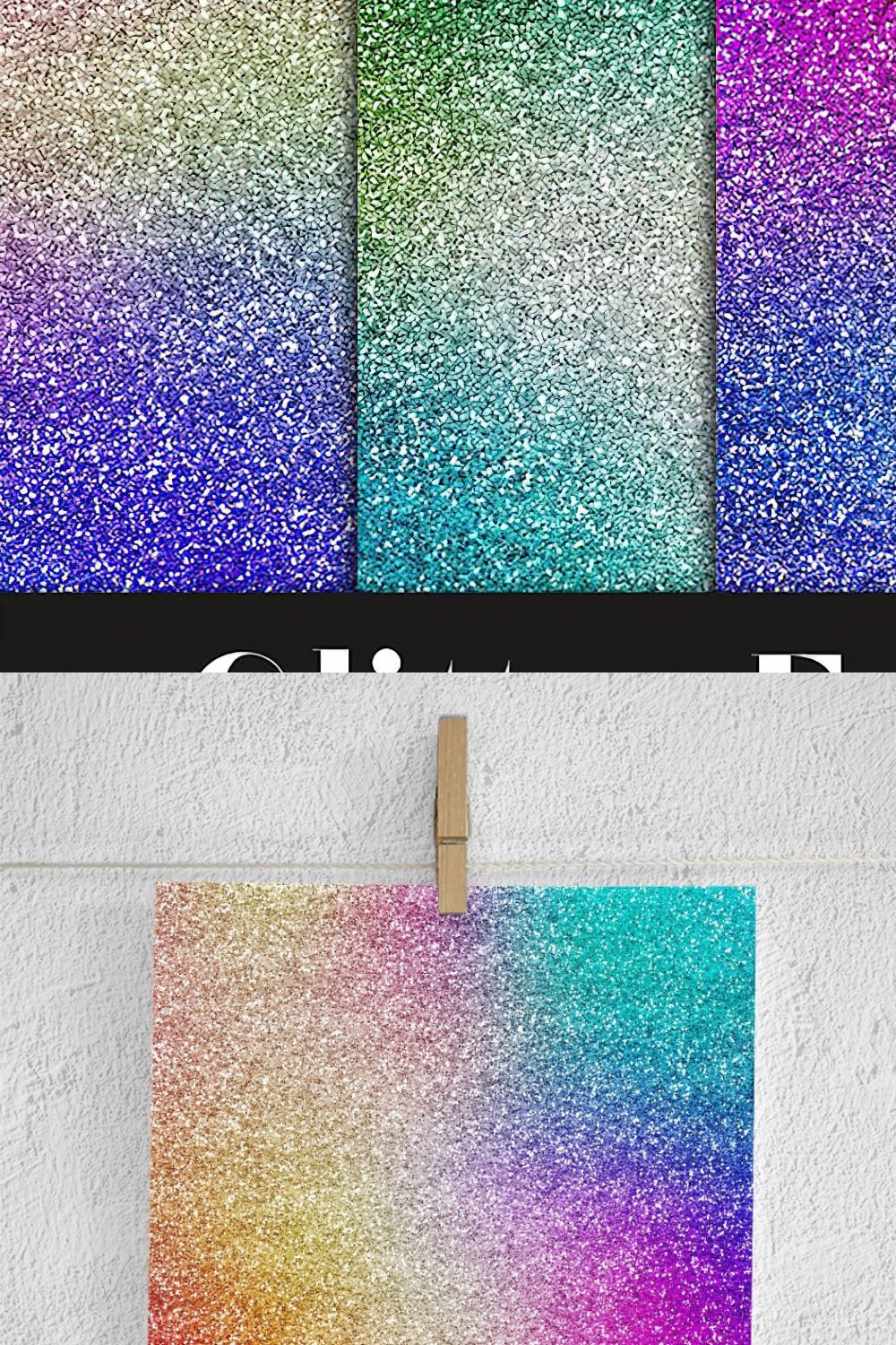 Glitter Explosion Textures pinterest preview image.