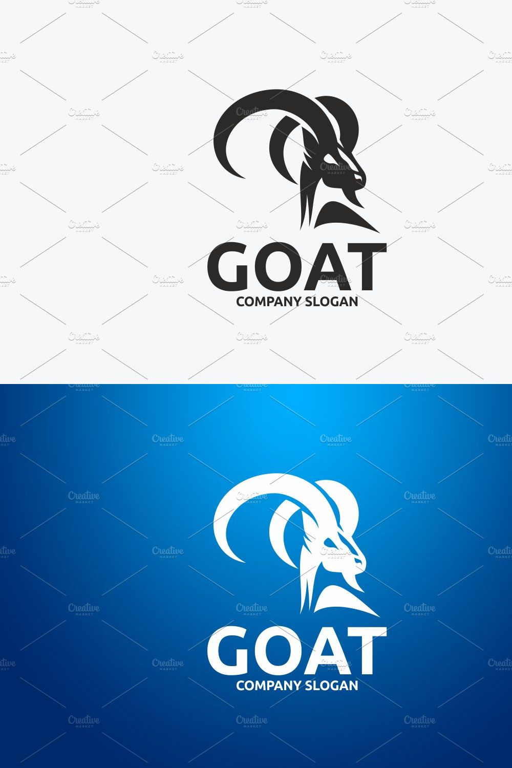 Goat pinterest preview image.