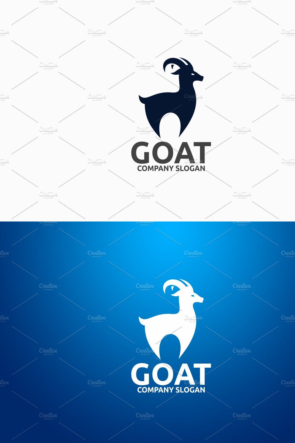 Goat pinterest preview image.