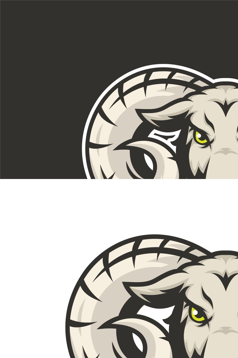 Goat Head Squad-Mascot & Esport Logo pinterest preview image.