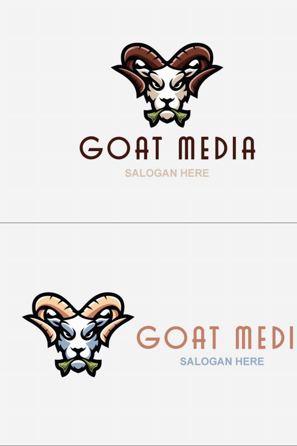 Goat Media Logo pinterest preview image.