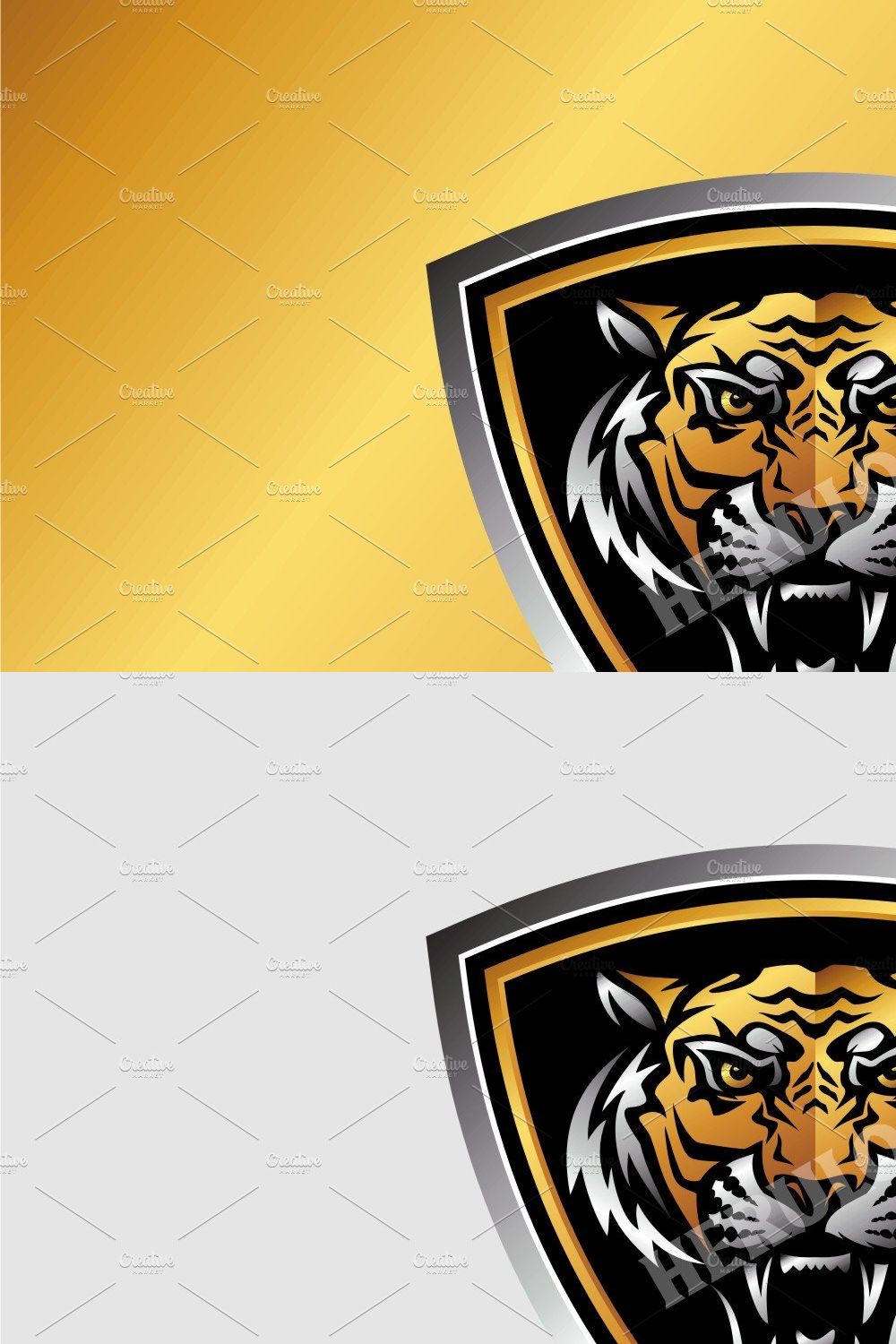 Golden Tiger pinterest preview image.