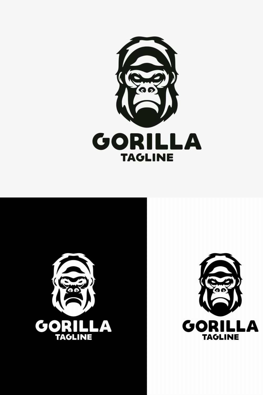 Gorilla pinterest preview image.