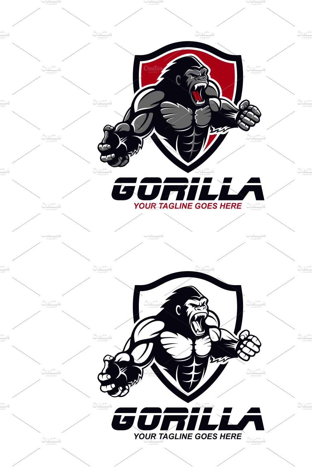 Gorilla pinterest preview image.