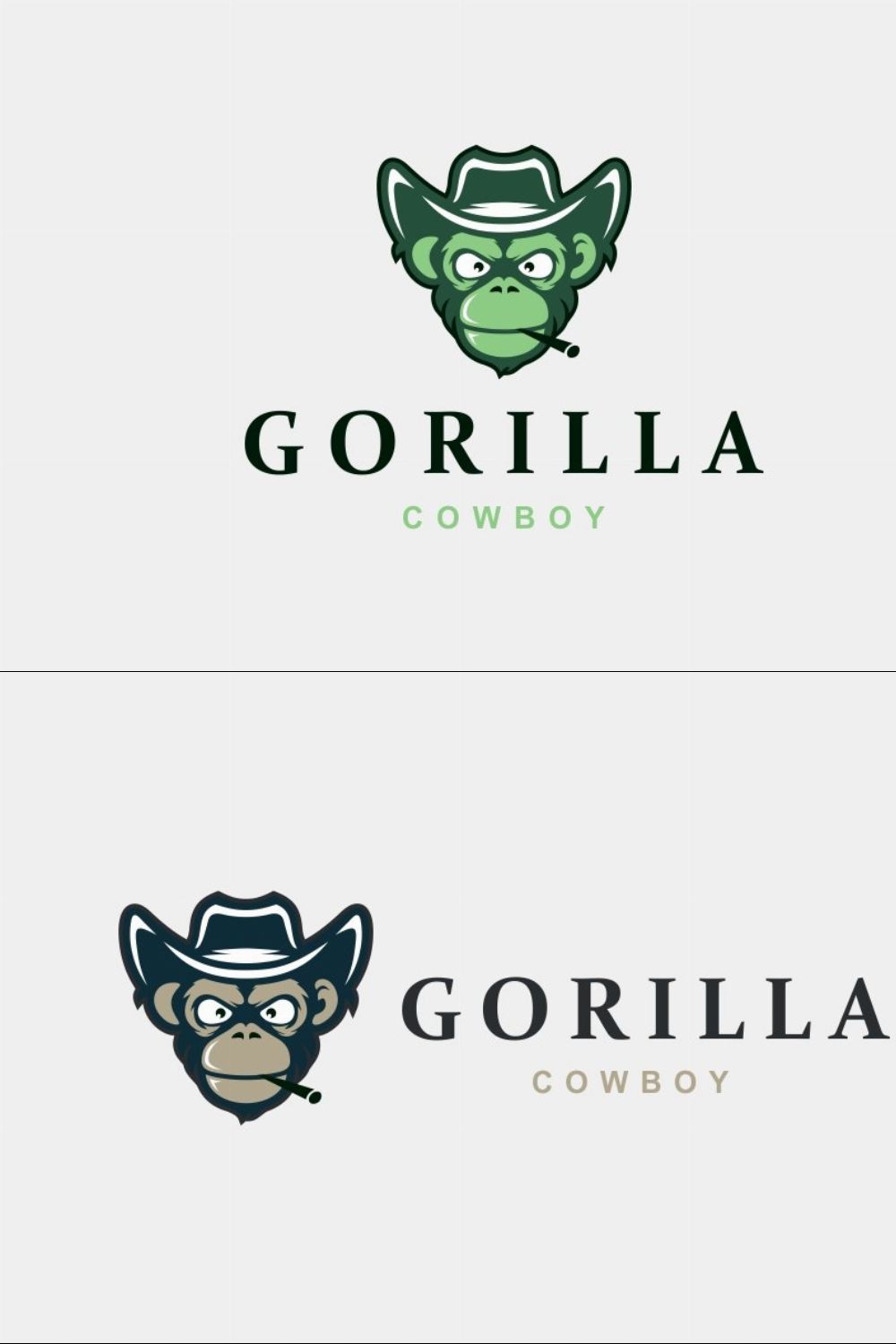 Gorilla Logo pinterest preview image.