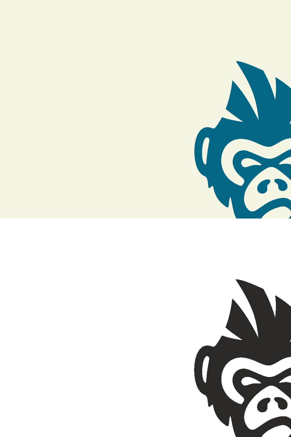Gorilla logo pinterest preview image.