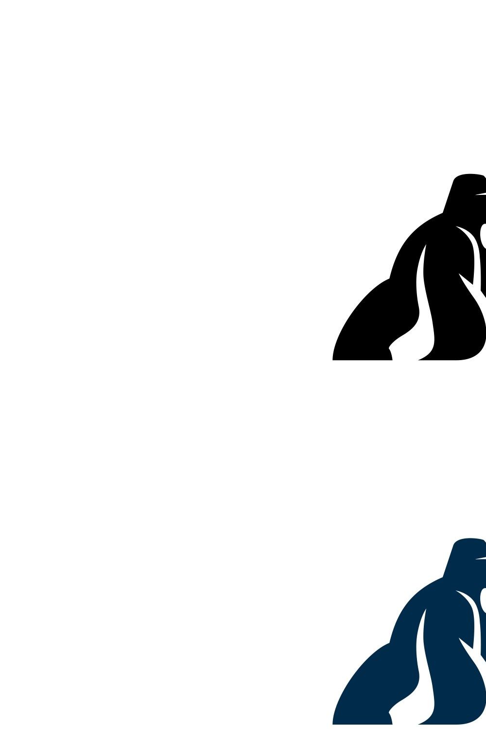 Gorilla Logo pinterest preview image.