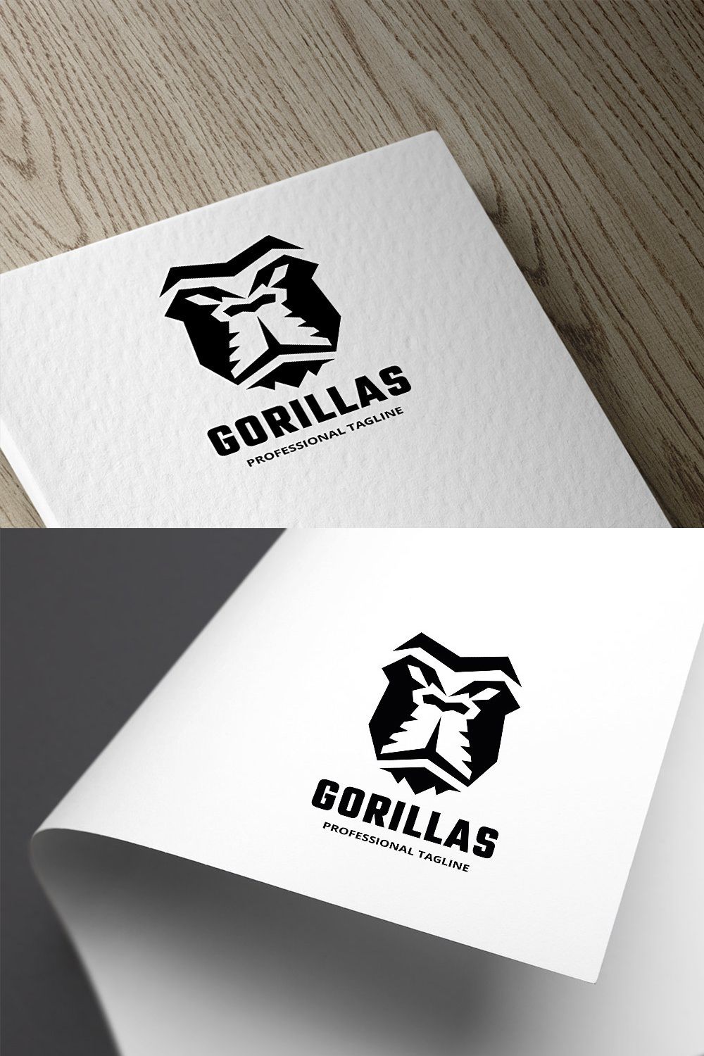 Gorillas Logo pinterest preview image.