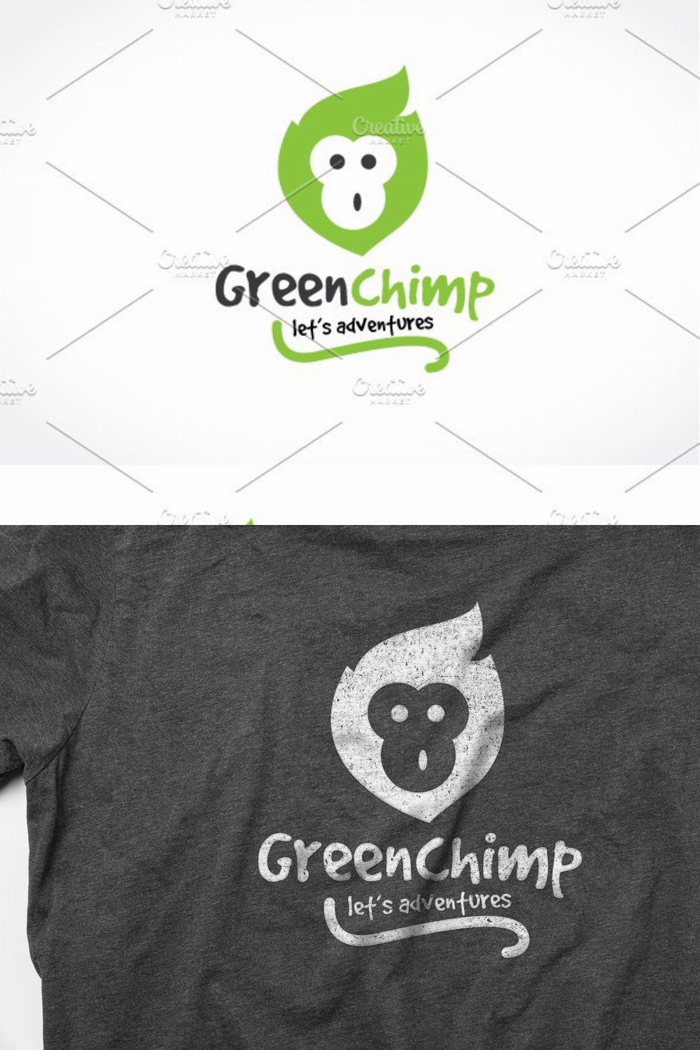 Green Chimp pinterest preview image.