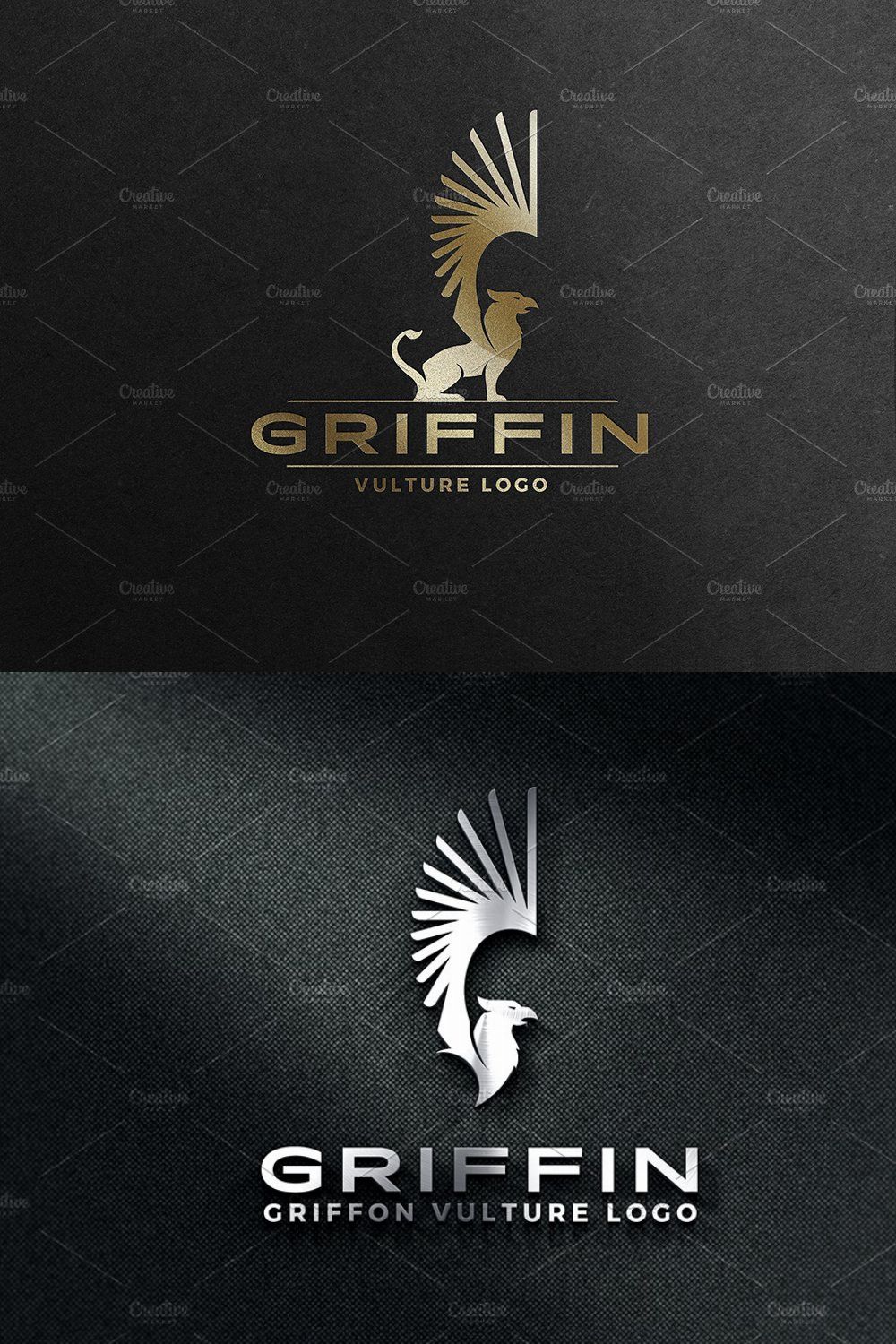 Griffin Logo Mythical Creature pinterest preview image.