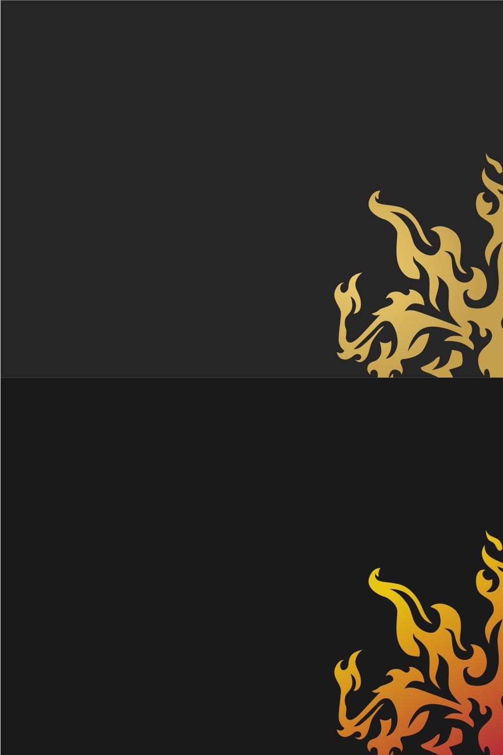 Gryphon Flame Logo pinterest preview image.