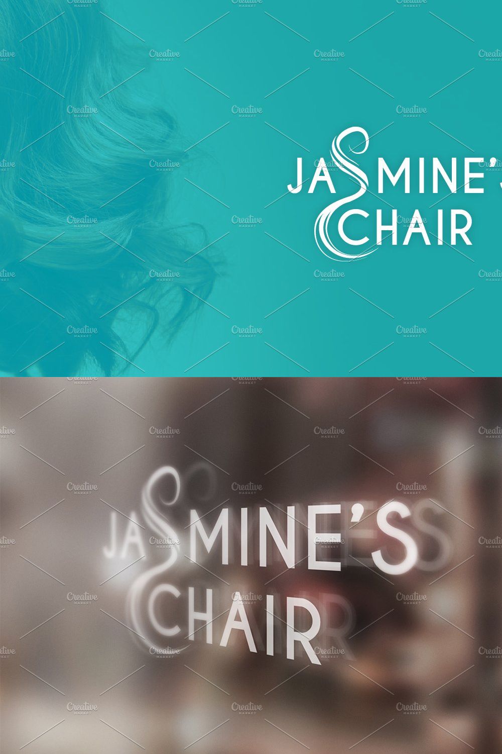 Hairdresser / Stylist / Salon Logo pinterest preview image.