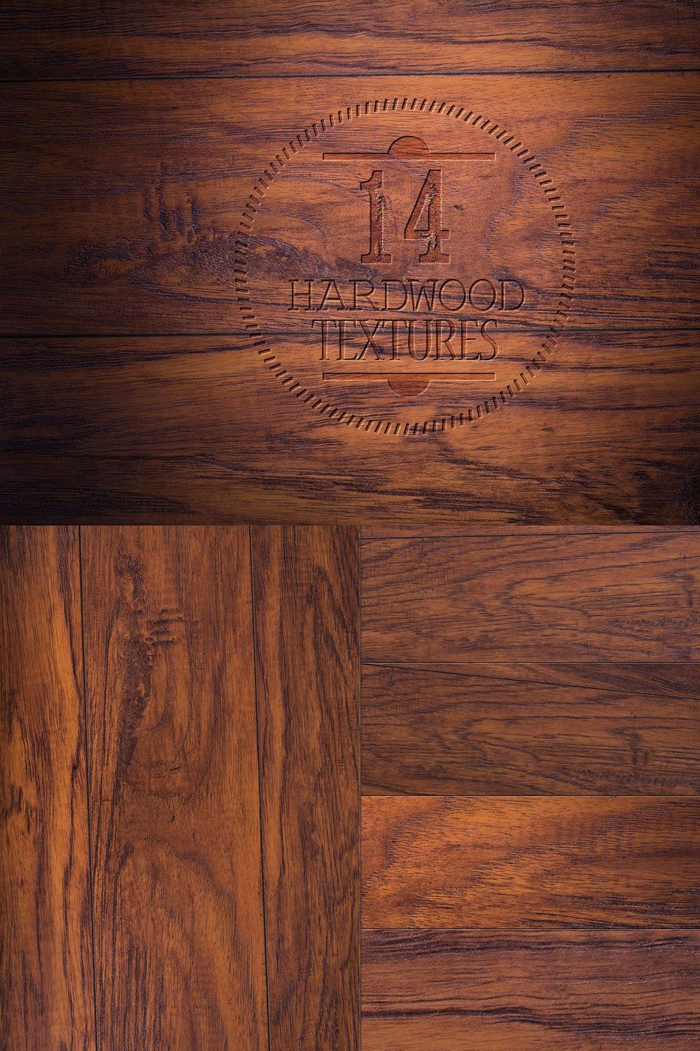 Hardwood Textures pinterest preview image.