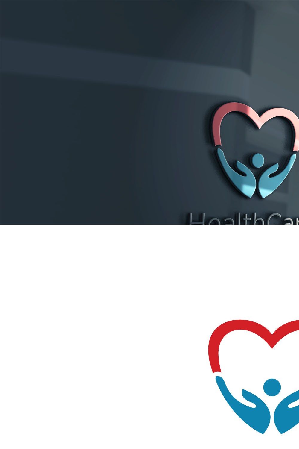 Health Care Logo pinterest preview image.