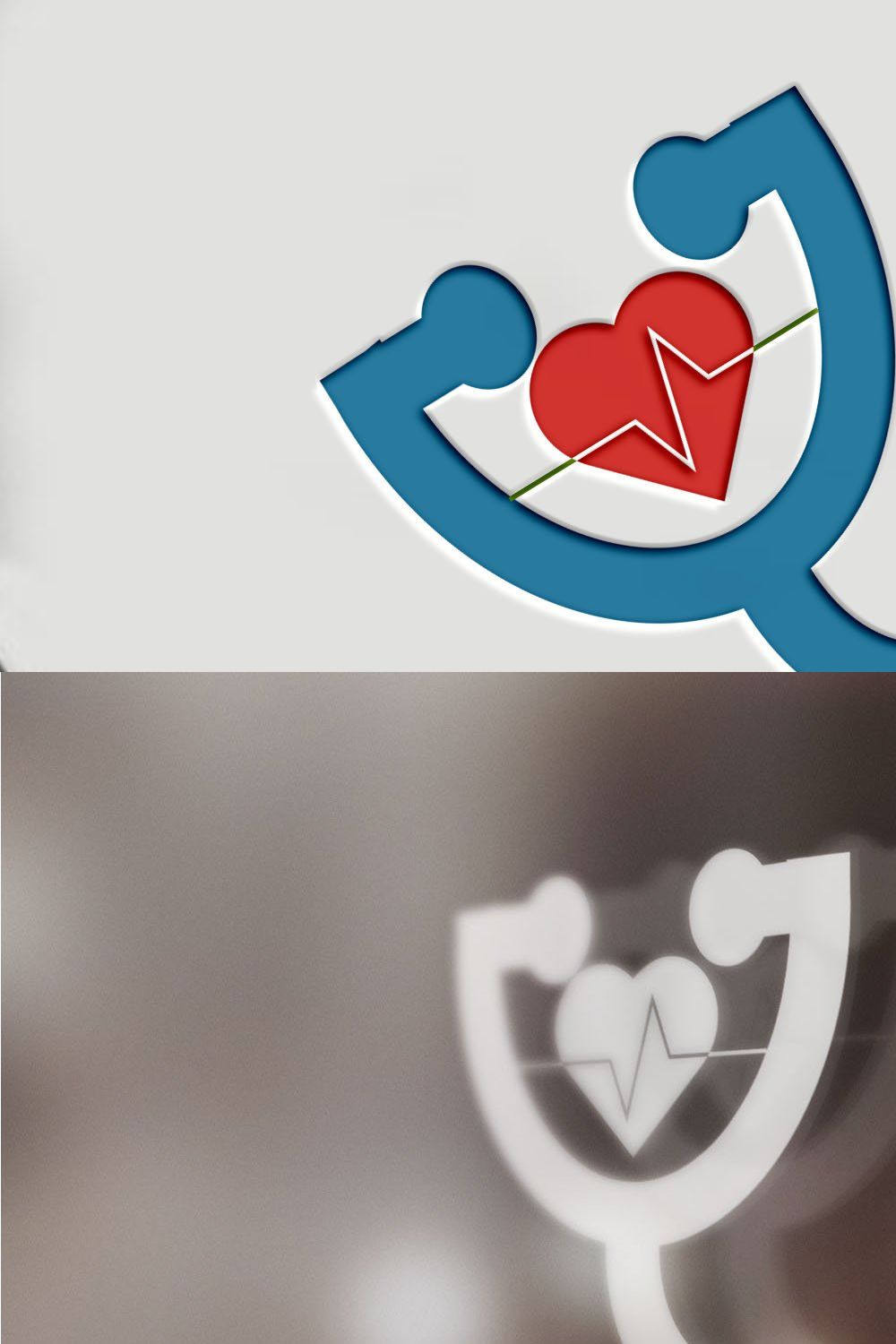Heart Doctor Logo pinterest preview image.