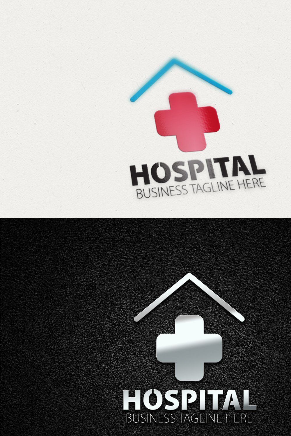 Hospital Logo pinterest preview image.