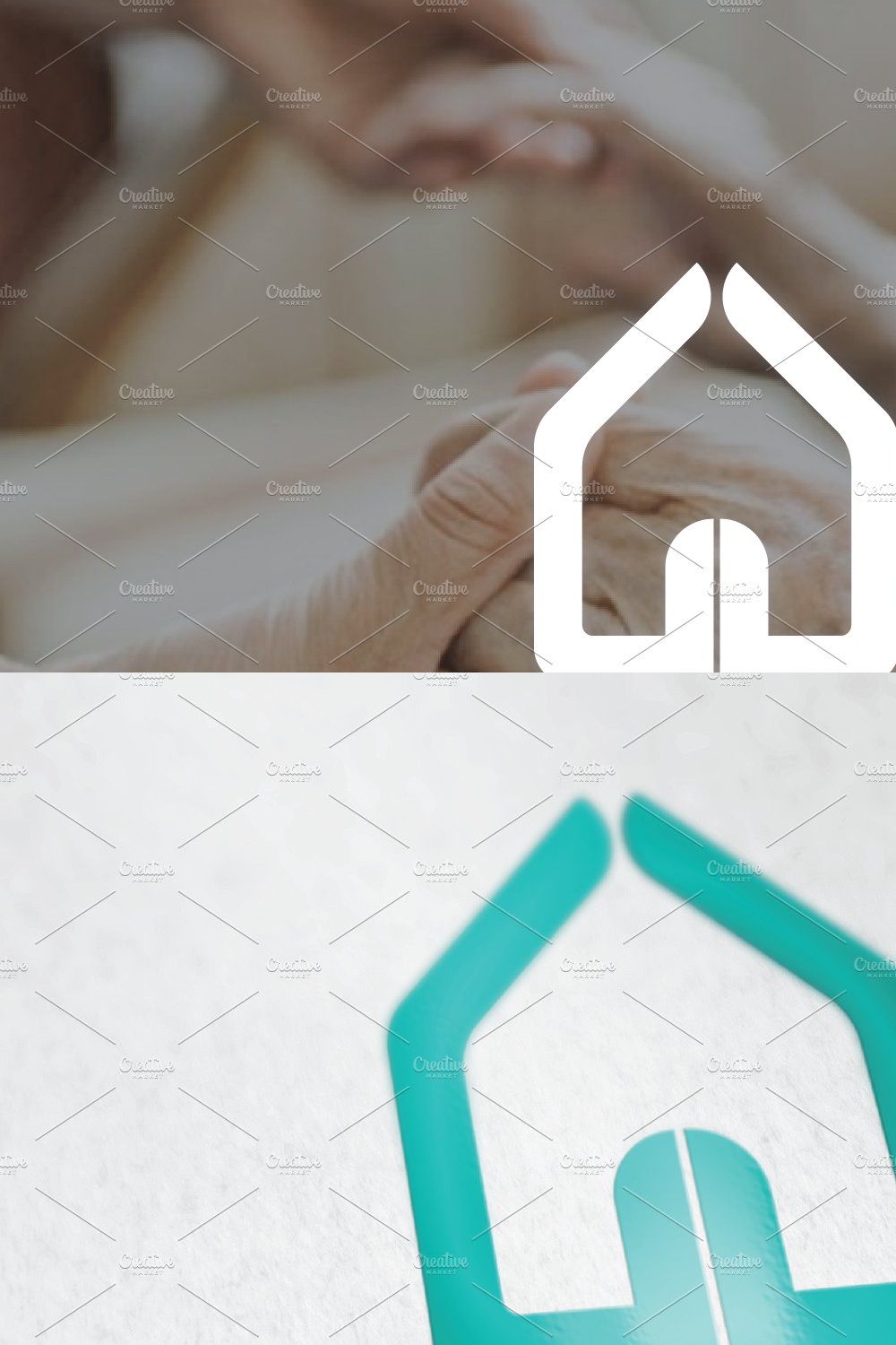 House Care Logo pinterest preview image.