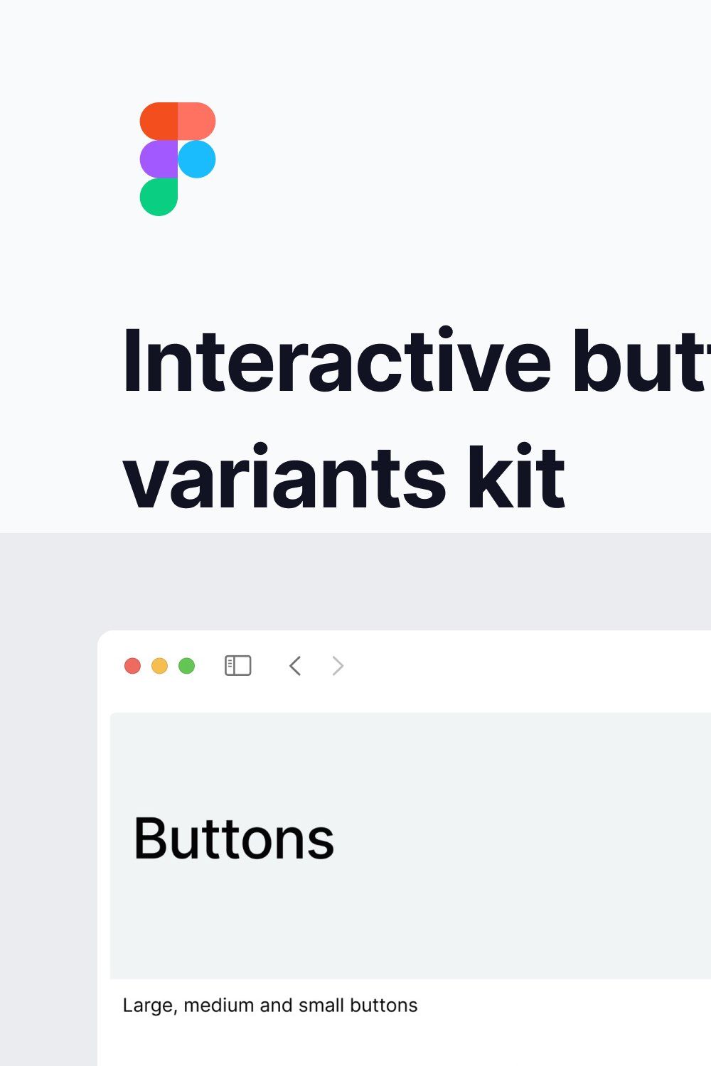 Interactive buttons kit pinterest preview image.