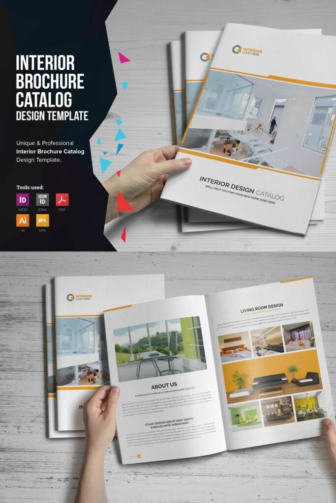 Interior Brochure Design v.2 – MasterBundles